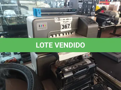 LOTE 367 - 02 IMPRESSORAS E 02 TONNERS. (NO ESTADO) ATENÇÃO! FAZER A VISITAÇÃO ANTES DE ARREMATAR, NÃO SABEMOS SE FUNCIONA. LEILÃO NÃO TEM GARANTIA E NEM DEVOLUÇÃO, SUJEITO A POSSÍVEIS AVARIAS VISÍVEIS/OCULTAS E/OU AUSÊNCIA DE COMPONENTES.