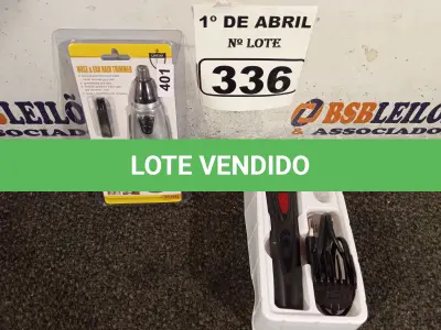 LOTE 336 - 02 APARADORES DE PELO. (NO ESTADO) ATENÇÃO! FAZER A VISITAÇÃO ANTES DE ARREMATAR, NÃO SABEMOS SE FUNCIONA. LEILÃO NÃO TEM GARANTIA E NEM DEVOLUÇÃO, SUJEITO A POSSÍVEIS AVARIAS VISÍVEIS/OCULTAS E/OU AUSÊNCIA DE COMPONENTES.