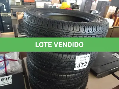 LOTE 372 - 04 PNEUS REMOLD 186/65/15. (NO ESTADO) ATENÇÃO! FAZER A VISITAÇÃO ANTES DE ARREMATAR, NÃO SABEMOS SE FUNCIONA. LEILÃO NÃO TEM GARANTIA E NEM DEVOLUÇÃO, SUJEITO A POSSÍVEIS AVARIAS VISÍVEIS/OCULTAS E/OU AUSÊNCIA DE COMPONENTES.