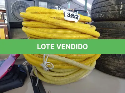 LOTE 382 - 03 ROLOS DE MANGUEIRA CORRUGADA. (NO ESTADO) ATENÇÃO! FAZER A VISITAÇÃO ANTES DE ARREMATAR, NÃO SABEMOS SE FUNCIONA. LEILÃO NÃO TEM GARANTIA E NEM DEVOLUÇÃO, SUJEITO A POSSÍVEIS AVARIAS VISÍVEIS/OCULTAS E/OU AUSÊNCIA DE COMPONENTES.