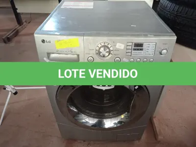 LOTE 386 - 01 LAVADORA LG 10KG. (NO ESTADO) ATENÇÃO! FAZER A VISITAÇÃO ANTES DE ARREMATAR, NÃO SABEMOS SE FUNCIONA. LEILÃO NÃO TEM GARANTIA E NEM DEVOLUÇÃO, SUJEITO A POSSÍVEIS AVARIAS VISÍVEIS/OCULTAS E/OU AUSÊNCIA DE COMPONENTES.
