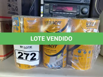 LOTE 272 - 06 LATAS DE ADESIVO ESTRUTURAL DE BASE EPÓXI MÉDIA FLUIDEZ COMPONENTES A+B. (NO ESTADO) ATENÇÃO! FAZER A VISITAÇÃO ANTES DE ARREMATAR, NÃO SABEMOS SE FUNCIONA. LEILÃO NÃO TEM GARANTIA E NEM DEVOLUÇÃO, SUJEITO A POSSÍVEIS AVARIAS VISÍVEIS/OCULTAS E/OU AUSÊNCIA DE COMPONENTES.