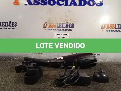 LOTE 307 - 01 MASSAGEADOR. (NO ESTADO) ATENÇÃO! FAZER A VISITAÇÃO ANTES DE ARREMATAR, NÃO SABEMOS SE FUNCIONA. LEILÃO NÃO TEM GARANTIA E NEM DEVOLUÇÃO, SUJEITO A POSSÍVEIS AVARIAS VISÍVEIS/OCULTAS E/OU AUSÊNCIA DE COMPONENTES.