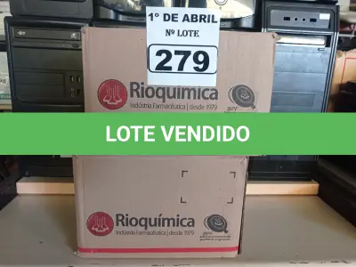 LOTE 279 - 02 CAIXAS COM BISNAGAS DE ÁLCOOL EM GEL 90G. (NO ESTADO) ATENÇÃO! FAZER A VISITAÇÃO ANTES DE ARREMATAR, NÃO SABEMOS SE FUNCIONA. LEILÃO NÃO TEM GARANTIA E NEM DEVOLUÇÃO, SUJEITO A POSSÍVEIS AVARIAS VISÍVEIS/OCULTAS E/OU AUSÊNCIA DE COMPONENTES.