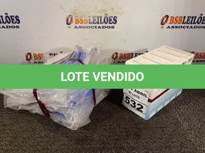 LOTE 532 - 10 MÁSCARAS DE PROTEÇÃO E 05 TERMÔMETROS DIGITAIS. (NO ESTADO) ATENÇÃO! FAZER A VISITAÇÃO ANTES DE ARREMATAR, NÃO SABEMOS SE FUNCIONA. LEILÃO NÃO TEM GARANTIA E NEM DEVOLUÇÃO, SUJEITO A POSSÍVEIS AVARIAS VISÍVEIS/OCULTAS E/OU AUSÊNCIA DE COMPONENTES.