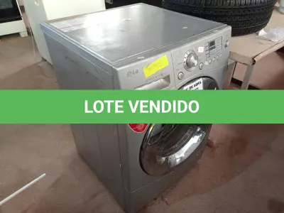 LOTE 386 - 01 LAVADORA LG 10KG. (NO ESTADO) ATENÇÃO! FAZER A VISITAÇÃO ANTES DE ARREMATAR, NÃO SABEMOS SE FUNCIONA. LEILÃO NÃO TEM GARANTIA E NEM DEVOLUÇÃO, SUJEITO A POSSÍVEIS AVARIAS VISÍVEIS/OCULTAS E/OU AUSÊNCIA DE COMPONENTES.
