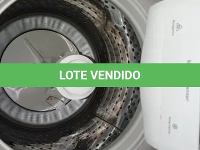 LOTE 427 - 01 LAVADORA MARCA BRASTEMP 10KG 220V. (NO ESTADO) ATENÇÃO! FAZER A VISITAÇÃO ANTES DE ARREMATAR, NÃO SABEMOS SE FUNCIONA. LEILÃO NÃO TEM GARANTIA E NEM DEVOLUÇÃO, SUJEITO A POSSÍVEIS AVARIAS VISÍVEIS/OCULTAS E/OU AUSÊNCIA DE COMPONENTES.