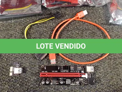 LOTE 453 - 01 LOTE COM VÁRIAS PLACAS PCI USB. (NO ESTADO) ATENÇÃO! FAZER A VISITAÇÃO ANTES DE ARREMATAR, NÃO SABEMOS SE FUNCIONA. LEILÃO NÃO TEM GARANTIA E NEM DEVOLUÇÃO, SUJEITO A POSSÍVEIS AVARIAS VISÍVEIS/OCULTAS E/OU AUSÊNCIA DE COMPONENTES.