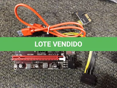 LOTE 391 - 01 LOTE COM VÁRIAS PLACAS PCI USB. (NO ESTADO) ATENÇÃO! FAZER A VISITAÇÃO ANTES DE ARREMATAR, NÃO SABEMOS SE FUNCIONA. LEILÃO NÃO TEM GARANTIA E NEM DEVOLUÇÃO, SUJEITO A POSSÍVEIS AVARIAS VISÍVEIS/OCULTAS E/OU AUSÊNCIA DE COMPONENTES.