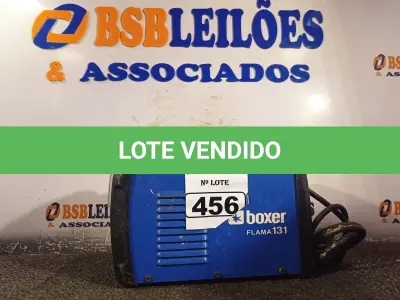 LOTE 456 - 01 INVERSORA DE SOLDA. (NO ESTADO) ATENÇÃO! FAZER A VISITAÇÃO ANTES DE ARREMATAR, NÃO SABEMOS SE FUNCIONA. LEILÃO NÃO TEM GARANTIA E NEM DEVOLUÇÃO, SUJEITO A POSSÍVEIS AVARIAS VISÍVEIS/OCULTAS E/OU AUSÊNCIA DE COMPONENTES.