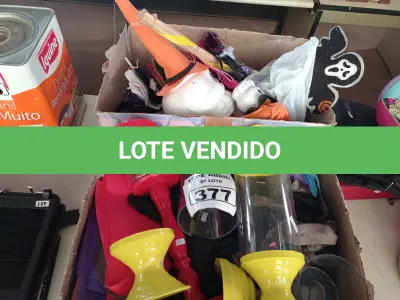 LOTE 377 - 01 LOTE COM ENFEITES DIVERSOS. (NO ESTADO) ATENÇÃO! FAZER A VISITAÇÃO ANTES DE ARREMATAR, NÃO SABEMOS SE FUNCIONA. LEILÃO NÃO TEM GARANTIA E NEM DEVOLUÇÃO, SUJEITO A POSSÍVEIS AVARIAS VISÍVEIS/OCULTAS E/OU AUSÊNCIA DE COMPONENTES.