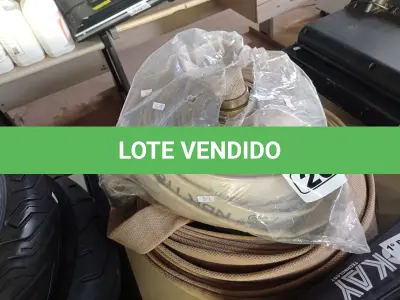 LOTE 265 - 02 ROLOS DE MANGUEIRA DE INCÊNDIO. (NO ESTADO) ATENÇÃO! FAZER A VISITAÇÃO ANTES DE ARREMATAR, NÃO SABEMOS SE FUNCIONA. LEILÃO NÃO TEM GARANTIA E NEM DEVOLUÇÃO, SUJEITO A POSSÍVEIS AVARIAS VISÍVEIS/OCULTAS E/OU AUSÊNCIA DE COMPONENTES.