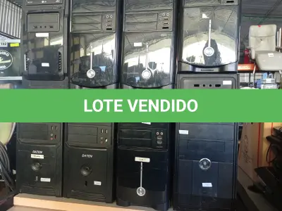LOTE 278 - 09 CPU’S MARCAS E MODELOS DIVERSOS PARA RETIRADA DE PEÇAS. (NO ESTADO) ATENÇÃO! FAZER A VISITAÇÃO ANTES DE ARREMATAR, NÃO SABEMOS SE FUNCIONA. LEILÃO NÃO TEM GARANTIA E NEM DEVOLUÇÃO, SUJEITO A POSSÍVEIS AVARIAS VISÍVEIS/OCULTAS E/OU AUSÊNCIA DE COMPONENTES.