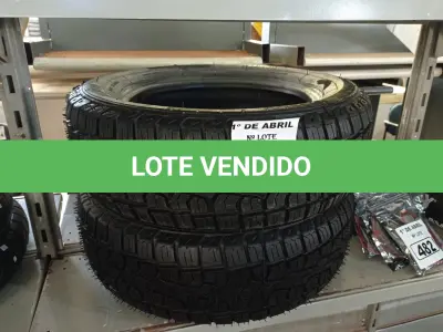 LOTE 483 - 02 PNEUS REMOLD 205/60/16. (NO ESTADO) ATENÇÃO! FAZER A VISITAÇÃO ANTES DE ARREMATAR, NÃO SABEMOS SE FUNCIONA. LEILÃO NÃO TEM GARANTIA E NEM DEVOLUÇÃO, SUJEITO A POSSÍVEIS AVARIAS VISÍVEIS/OCULTAS E/OU AUSÊNCIA DE COMPONENTES.