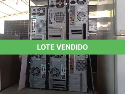 LOTE 358 - 07 CPU’S MARCAS E MODELOS DIVERSOS PARA RETIRADA DE PEÇAS. (NO ESTADO) ATENÇÃO! FAZER A VISITAÇÃO ANTES DE ARREMATAR, NÃO SABEMOS SE FUNCIONA. LEILÃO NÃO TEM GARANTIA E NEM DEVOLUÇÃO, SUJEITO A POSSÍVEIS AVARIAS VISÍVEIS/OCULTAS E/OU AUSÊNCIA DE COMPONENTES.