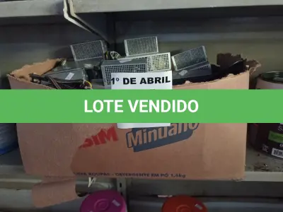 LOTE 234 - 01 LOTE COM VÁRIAS FONTES PARA PC DIVERSAS. (NO ESTADO) ATENÇÃO! FAZER A VISITAÇÃO ANTES DE ARREMATAR, NÃO SABEMOS SE FUNCIONA. LEILÃO NÃO TEM GARANTIA E NEM DEVOLUÇÃO, SUJEITO A POSSÍVEIS AVARIAS VISÍVEIS/OCULTAS E/OU AUSÊNCIA DE COMPONENTES.