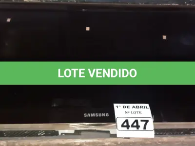 LOTE 447 - 01 TV SAMSUNG PARA RETIRADA DE PEÇAS. (NO ESTADO) ATENÇÃO! FAZER A VISITAÇÃO ANTES DE ARREMATAR, NÃO SABEMOS SE FUNCIONA. LEILÃO NÃO TEM GARANTIA E NEM DEVOLUÇÃO, SUJEITO A POSSÍVEIS AVARIAS VISÍVEIS/OCULTAS E/OU AUSÊNCIA DE COMPONENTES.