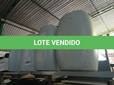 LOTE 480 - 04 BOMBONAS DE 50L. (NO ESTADO) ATENÇÃO! FAZER A VISITAÇÃO ANTES DE ARREMATAR, NÃO SABEMOS SE FUNCIONA. LEILÃO NÃO TEM GARANTIA E NEM DEVOLUÇÃO, SUJEITO A POSSÍVEIS AVARIAS VISÍVEIS/OCULTAS E/OU AUSÊNCIA DE COMPONENTES.