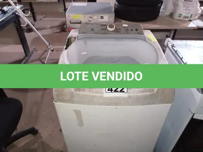 LOTE 422 - 01 LAVADORA MARCA BRASTEMP 9KG. (NO ESTADO) ATENÇÃO! FAZER A VISITAÇÃO ANTES DE ARREMATAR, NÃO SABEMOS SE FUNCIONA. LEILÃO NÃO TEM GARANTIA E NEM DEVOLUÇÃO, SUJEITO A POSSÍVEIS AVARIAS VISÍVEIS/OCULTAS E/OU AUSÊNCIA DE COMPONENTES.