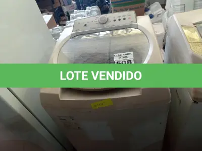 LOTE 508 - 01 MÁQUINA DE LAVAR ROUPAS MARCA BRASTEMP 11KG 127V. (NO ESTADO) ATENÇÃO! FAZER A VISITAÇÃO ANTES DE ARREMATAR, NÃO SABEMOS SE FUNCIONA. LEILÃO NÃO TEM GARANTIA E NEM DEVOLUÇÃO, SUJEITO A POSSÍVEIS AVARIAS VISÍVEIS/OCULTAS E/OU AUSÊNCIA DE COMPONENTES.