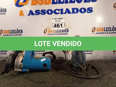 LOTE 461 - 01 SERRA MÁRMORE E 01 SERRA TIC0-TICO. (NO ESTADO) ATENÇÃO! FAZER A VISITAÇÃO ANTES DE ARREMATAR, NÃO SABEMOS SE FUNCIONA. LEILÃO NÃO TEM GARANTIA E NEM DEVOLUÇÃO, SUJEITO A POSSÍVEIS AVARIAS VISÍVEIS/OCULTAS E/OU AUSÊNCIA DE COMPONENTES.