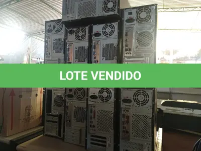 LOTE 278 - 09 CPU’S MARCAS E MODELOS DIVERSOS PARA RETIRADA DE PEÇAS. (NO ESTADO) ATENÇÃO! FAZER A VISITAÇÃO ANTES DE ARREMATAR, NÃO SABEMOS SE FUNCIONA. LEILÃO NÃO TEM GARANTIA E NEM DEVOLUÇÃO, SUJEITO A POSSÍVEIS AVARIAS VISÍVEIS/OCULTAS E/OU AUSÊNCIA DE COMPONENTES.