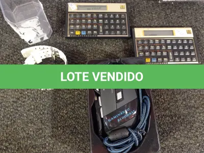 LOTE 287 - 01 RELÓGIO, 01 MOUSE GAMER E 02 CALCULADORAS. (NO ESTADO) ATENÇÃO! FAZER A VISITAÇÃO ANTES DE ARREMATAR, NÃO SABEMOS SE FUNCIONA. LEILÃO NÃO TEM GARANTIA E NEM DEVOLUÇÃO, SUJEITO A POSSÍVEIS AVARIAS VISÍVEIS/OCULTAS E/OU AUSÊNCIA DE COMPONENTES.