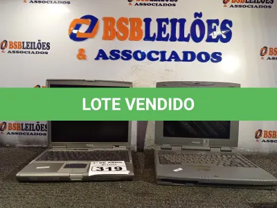 LOTE 319 - 02 NOTEBOOK’S MARCAS E MODELOS DIVERSOS. (NO ESTADO) ATENÇÃO! FAZER A VISITAÇÃO ANTES DE ARREMATAR, NÃO SABEMOS SE FUNCIONA. LEILÃO NÃO TEM GARANTIA E NEM DEVOLUÇÃO, SUJEITO A POSSÍVEIS AVARIAS VISÍVEIS/OCULTAS E/OU AUSÊNCIA DE COMPONENTES.