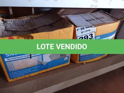 LOTE 293 - 02 CAIXAS DE SIKA TOP-100, REVESTIMENTO IMPERMEABILIZANTE SEMI-FLEXIVEL. (NO ESTADO) ATENÇÃO! FAZER A VISITAÇÃO ANTES DE ARREMATAR, NÃO SABEMOS SE FUNCIONA. LEILÃO NÃO TEM GARANTIA E NEM DEVOLUÇÃO, SUJEITO A POSSÍVEIS AVARIAS VISÍVEIS/OCULTAS E/OU AUSÊNCIA DE COMPONENTES.