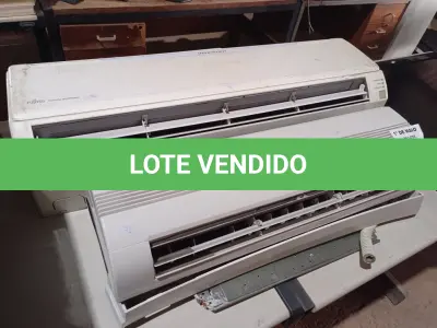 LOTE 148 - 02 EVAPORADORAS MARCAS FUJITSU. (NO ESTADO) ATENÇÃO! FAZER A VISITAÇÃO ANTES DE ARREMATAR, NÃO SABEMOS SE FUNCIONA. LEILÃO NÃO TEM GARANTIA E NEM DEVOLUÇÃO, SUJEITO A POSSÍVEIS AVARIAS VISÍVEIS/OCULTAS E/OU AUSÊNCIA DE COMPONENTES.