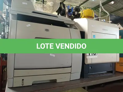 LOTE 116 - 02 IMPRESSORAS A LASER MARCAS E MODELOS DIVERSOS. (NO ESTADO) ATENÇÃO! FAZER A VISITAÇÃO ANTES DE ARREMATAR, NÃO SABEMOS SE FUNCIONA. LEILÃO NÃO TEM GARANTIA E NEM DEVOLUÇÃO, SUJEITO A POSSÍVEIS AVARIAS VISÍVEIS/OCULTAS E/OU AUSÊNCIA DE COMPONENTES.
