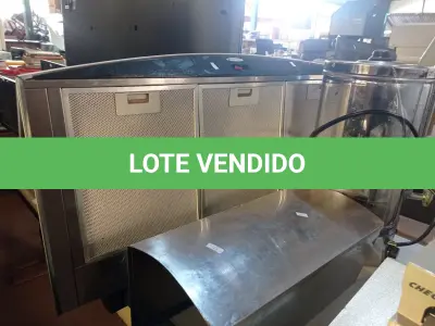 LOTE 134 - 01 DEPURADOR DE AR E 01 CAFETEIRA INDUSTRIAL. (NO ESTADO) ATENÇÃO! FAZER A VISITAÇÃO ANTES DE ARREMATAR, NÃO SABEMOS SE FUNCIONA. LEILÃO NÃO TEM GARANTIA E NEM DEVOLUÇÃO, SUJEITO A POSSÍVEIS AVARIAS VISÍVEIS/OCULTAS E/OU AUSÊNCIA DE COMPONENTES.