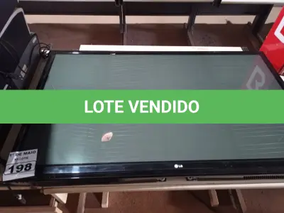 LOTE 198 - 01 TV LG 50” POL PARA RETIRADA DE PEÇAS. (NO ESTADO) ATENÇÃO! FAZER A VISITAÇÃO ANTES DE ARREMATAR, NÃO SABEMOS SE FUNCIONA. LEILÃO NÃO TEM GARANTIA E NEM DEVOLUÇÃO, SUJEITO A POSSÍVEIS AVARIAS VISÍVEIS/OCULTAS E/OU AUSÊNCIA DE COMPONENTES.
