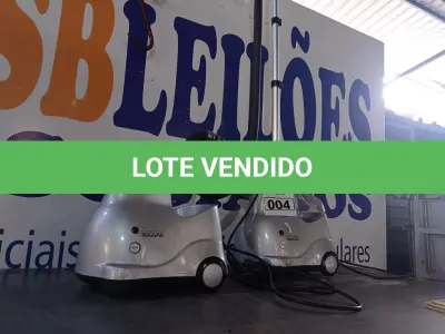 LOTE 004 - 02 FERROS DE PASSAR A VAPOR MARCAS SUGGAR SENDO 01 INCOMPLETO. (NO ESTADO) ATENÇÃO! FAZER A VISITAÇÃO ANTES DE ARREMATAR, NÃO SABEMOS SE FUNCIONA. LEILÃO NÃO TEM GARANTIA E NEM DEVOLUÇÃO, SUJEITO A POSSÍVEIS AVARIAS VISÍVEIS/OCULTAS E/OU AUSÊNCIA DE COMPONENTES.