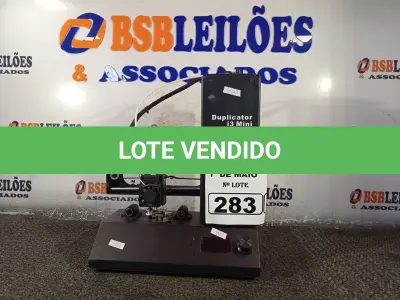 LOTE 283 - 01 IMPRESSORA 3D DUPLICATOR T3 MINI. (NO ESTADO) ATENÇÃO! FAZER A VISITAÇÃO ANTES DE ARREMATAR, NÃO SABEMOS SE FUNCIONA. LEILÃO NÃO TEM GARANTIA E NEM DEVOLUÇÃO, SUJEITO A POSSÍVEIS AVARIAS VISÍVEIS/OCULTAS E/OU AUSÊNCIA DE COMPONENTES.