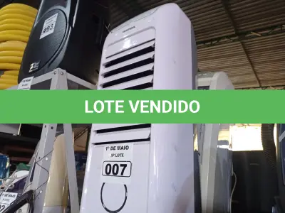 LOTE 007 - 02 CLIMATIZADORES DE AR MARCAS E MODELOS DIVERSOS. (NO ESTADO) ATENÇÃO! FAZER A VISITAÇÃO ANTES DE ARREMATAR, NÃO SABEMOS SE FUNCIONA. LEILÃO NÃO TEM GARANTIA E NEM DEVOLUÇÃO, SUJEITO A POSSÍVEIS AVARIAS VISÍVEIS/OCULTAS E/OU AUSÊNCIA DE COMPONENTES.