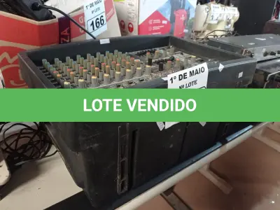 LOTE 167 - 01 MESA DE SOM AMPLIFICADA EUROPOWER PMP 1280S. (NO ESTADO) ATENÇÃO! FAZER A VISITAÇÃO ANTES DE ARREMATAR, NÃO SABEMOS SE FUNCIONA. LEILÃO NÃO TEM GARANTIA E NEM DEVOLUÇÃO, SUJEITO A POSSÍVEIS AVARIAS VISÍVEIS/OCULTAS E/OU AUSÊNCIA DE COMPONENTES.