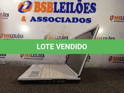 LOTE 011 - 01 NOTEBOOK MARCA LG. (NO ESTADO) ATENÇÃO! FAZER A VISITAÇÃO ANTES DE ARREMATAR, NÃO SABEMOS SE FUNCIONA. LEILÃO NÃO TEM GARANTIA E NEM DEVOLUÇÃO, SUJEITO A POSSÍVEIS AVARIAS VISÍVEIS/OCULTAS E/OU AUSÊNCIA DE COMPONENTES.