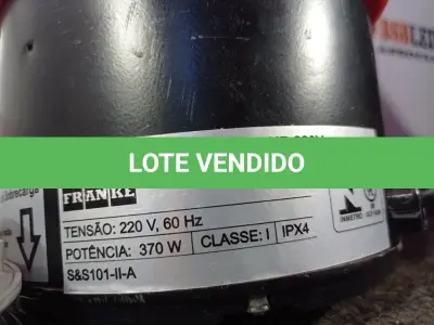 LOTE 031 - 01 TRITURADOR PARA RESÍDUOS DE ALIMENTOS. (NO ESTADO) ATENÇÃO! FAZER A VISITAÇÃO ANTES DE ARREMATAR, NÃO SABEMOS SE FUNCIONA. LEILÃO NÃO TEM GARANTIA E NEM DEVOLUÇÃO, SUJEITO A POSSÍVEIS AVARIAS VISÍVEIS/OCULTAS E/OU AUSÊNCIA DE COMPONENTES.