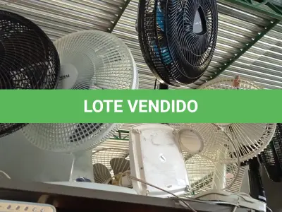 LOTE 095 - 08 VENTILADORES MARCAS E MODELOS DIVERSOS. (NO ESTADO) ATENÇÃO! FAZER A VISITAÇÃO ANTES DE ARREMATAR, NÃO SABEMOS SE FUNCIONA. LEILÃO NÃO TEM GARANTIA E NEM DEVOLUÇÃO, SUJEITO A POSSÍVEIS AVARIAS VISÍVEIS/OCULTAS E/OU AUSÊNCIA DE COMPONENTES.