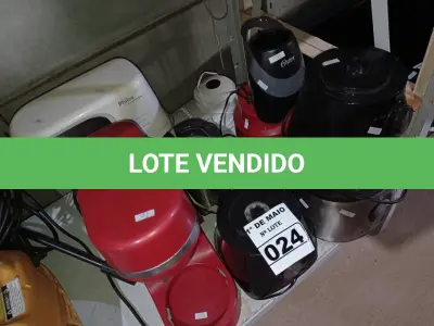 LOTE 024 - 01 LOTE COM UTENSÍLIOS DIVERSOS. (NO ESTADO) ATENÇÃO! FAZER A VISITAÇÃO ANTES DE ARREMATAR, NÃO SABEMOS SE FUNCIONA. LEILÃO NÃO TEM GARANTIA E NEM DEVOLUÇÃO, SUJEITO A POSSÍVEIS AVARIAS VISÍVEIS/OCULTAS E/OU AUSÊNCIA DE COMPONENTES.