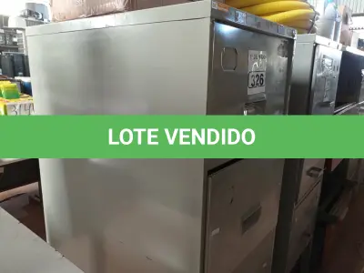 LOTE 326 - 01 ARQUIVO DE AÇO COM 04 GAVETAS. (NO ESTADO) ATENÇÃO! FAZER A VISITAÇÃO ANTES DE ARREMATAR, NÃO SABEMOS SE FUNCIONA. LEILÃO NÃO TEM GARANTIA E NEM DEVOLUÇÃO, SUJEITO A POSSÍVEIS AVARIAS VISÍVEIS/OCULTAS E/OU AUSÊNCIA DE COMPONENTES.