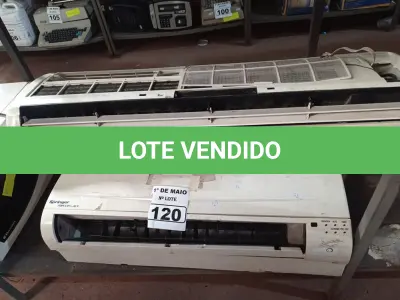 LOTE 120 - 03 EVAPORADORAS MARCAS E MODELOS DIVERSOS. (NO ESTADO) ATENÇÃO! FAZER A VISITAÇÃO ANTES DE ARREMATAR, NÃO SABEMOS SE FUNCIONA. LEILÃO NÃO TEM GARANTIA E NEM DEVOLUÇÃO, SUJEITO A POSSÍVEIS AVARIAS VISÍVEIS/OCULTAS E/OU AUSÊNCIA DE COMPONENTES.