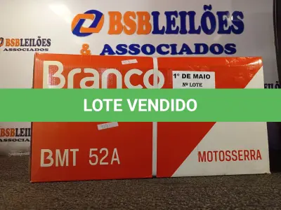 LOTE 053 - 01 MOTOSERRA BMT52A SABRE 18” BRANCO. (NOVA) (NO ESTADO)