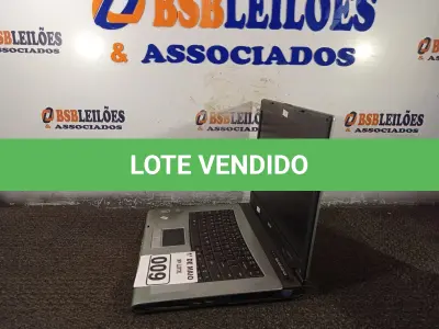 LOTE 009 - 01 NOTEBOOK MARCA ACER. (NO ESTADO) ATENÇÃO! FAZER A VISITAÇÃO ANTES DE ARREMATAR, NÃO SABEMOS SE FUNCIONA. LEILÃO NÃO TEM GARANTIA E NEM DEVOLUÇÃO, SUJEITO A POSSÍVEIS AVARIAS VISÍVEIS/OCULTAS E/OU AUSÊNCIA DE COMPONENTES.