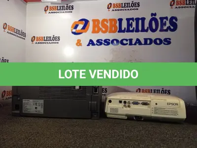 LOTE 047 - 01 PROJETOR MULTIMIDIA MARCA EPSON E 01 IMPRESSORA A LASER MARCA LEXMARK MODELO E120. (NO ESTADO) ATENÇÃO! FAZER A VISITAÇÃO ANTES DE ARREMATAR, NÃO SABEMOS SE FUNCIONA. LEILÃO NÃO TEM GARANTIA E NEM DEVOLUÇÃO, SUJEITO A POSSÍVEIS AVARIAS VISÍVEIS/OCULTAS E/OU AUSÊNCIA DE COMPONENTES.
