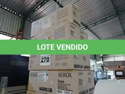 LOTE 270 - 09 TONNER XEROX PRO 412. (NO ESTADO) ATENÇÃO! FAZER A VISITAÇÃO ANTES DE ARREMATAR, NÃO SABEMOS SE FUNCIONA. LEILÃO NÃO TEM GARANTIA E NEM DEVOLUÇÃO, SUJEITO A POSSÍVEIS AVARIAS VISÍVEIS/OCULTAS E/OU AUSÊNCIA DE COMPONENTES.