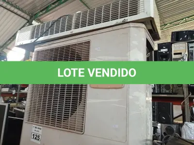 LOTE 125 - 01 AR CONDICIONADO MARCA FUJITSU. (NO ESTADO) ATENÇÃO! FAZER A VISITAÇÃO ANTES DE ARREMATAR, NÃO SABEMOS SE FUNCIONA. LEILÃO NÃO TEM GARANTIA E NEM DEVOLUÇÃO, SUJEITO A POSSÍVEIS AVARIAS VISÍVEIS/OCULTAS E/OU AUSÊNCIA DE COMPONENTES.