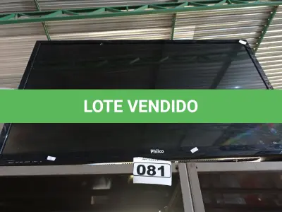 LOTE 081 - 01 TV MARCA PHILCO PARA RETIRADA DE PEÇAS. (NO ESTADO) ATENÇÃO! FAZER A VISITAÇÃO ANTES DE ARREMATAR, NÃO SABEMOS SE FUNCIONA. LEILÃO NÃO TEM GARANTIA E NEM DEVOLUÇÃO, SUJEITO A POSSÍVEIS AVARIAS VISÍVEIS/OCULTAS E/OU AUSÊNCIA DE COMPONENTES.