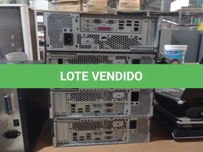 LOTE 187 - 04 CPU’S MARCAS LENOVO. (NO ESTADO) ATENÇÃO! FAZER A VISITAÇÃO ANTES DE ARREMATAR, NÃO SABEMOS SE FUNCIONA. LEILÃO NÃO TEM GARANTIA E NEM DEVOLUÇÃO, SUJEITO A POSSÍVEIS AVARIAS VISÍVEIS/OCULTAS E/OU AUSÊNCIA DE COMPONENTES.